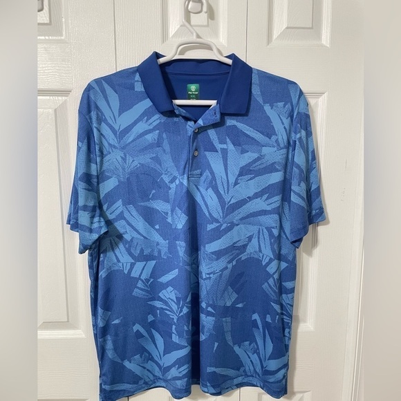 Pro Tour Mens Palm Blue Golf Polo Short Sleeve Shirt size XXL - Picture 9 of 10